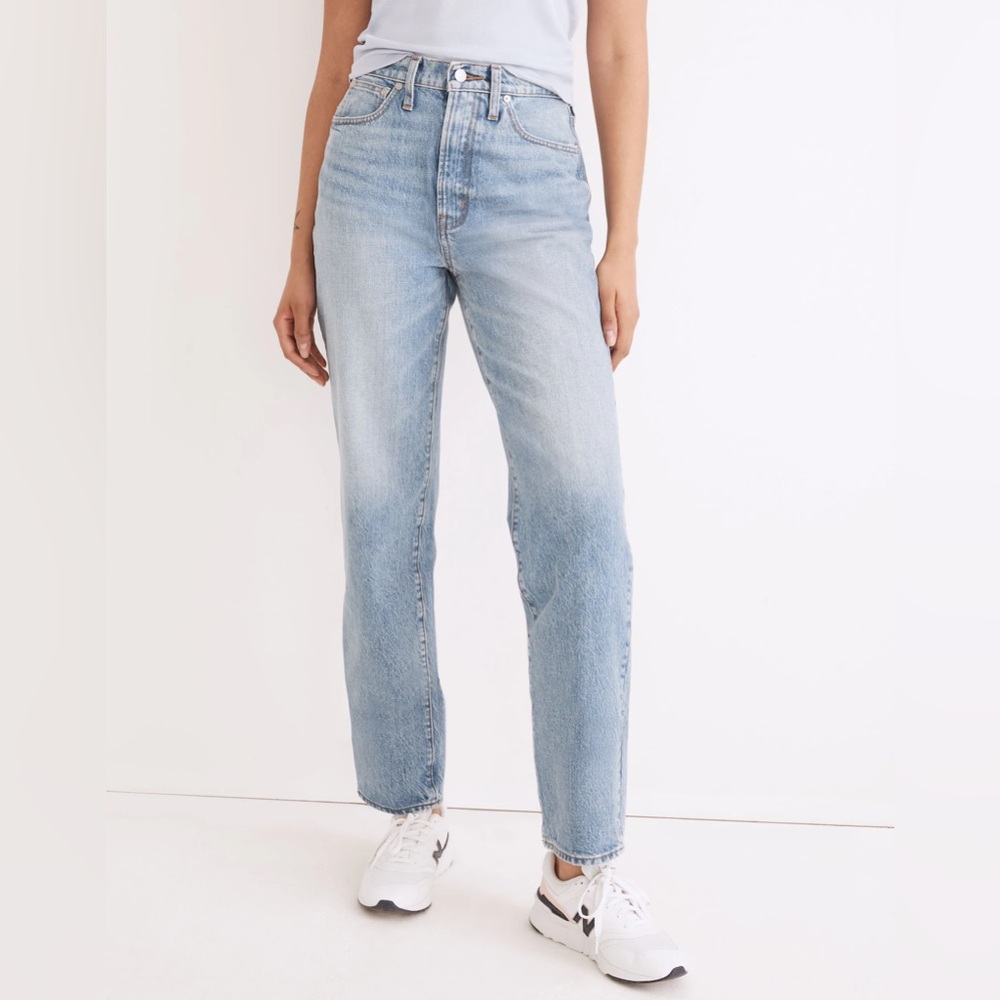 New Madewell Perfect Vintage Straight Jean in Seyland Wash 25 NF089